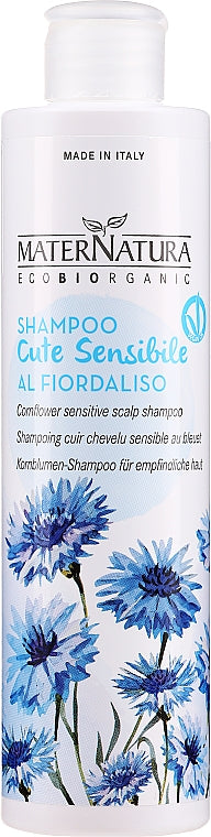 Shampoo con estratto di fiordaliso per cute sensibile