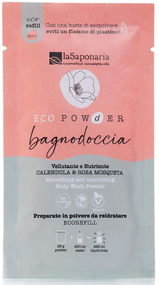 Bagnodoccia in polvere vellutante e nutriente