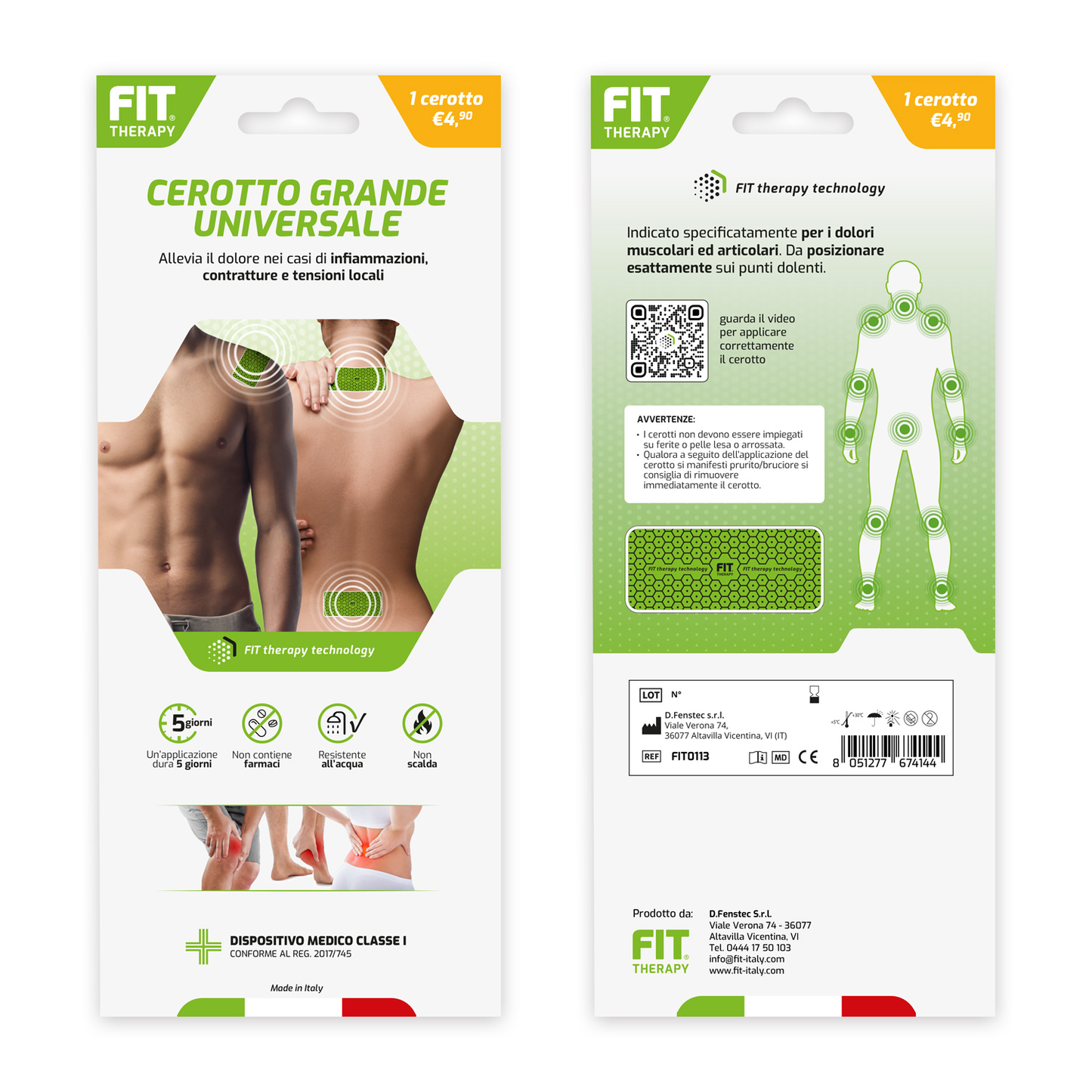 GRANDE UNIVERSALE – FIT THERAPY PATCH