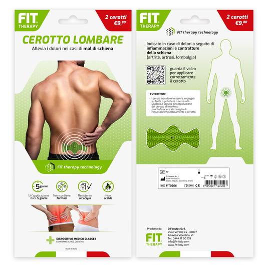 CEROTTO LOMBARE – FIT THERAPY PATCH